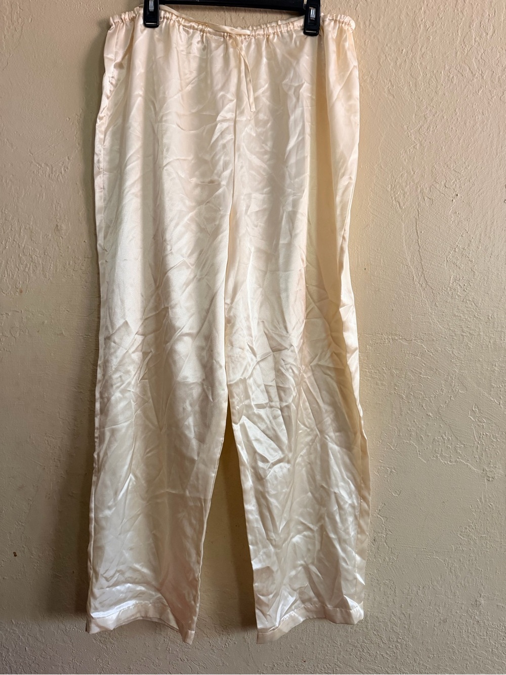 croft & barrow Cream Satin Sleep Pants